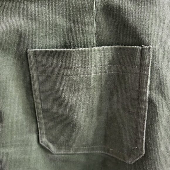 Lily Pulitzer Vintage Y2K Corduroy Skirt Green Womens 12 A Line Mini - Picture 8 of 9